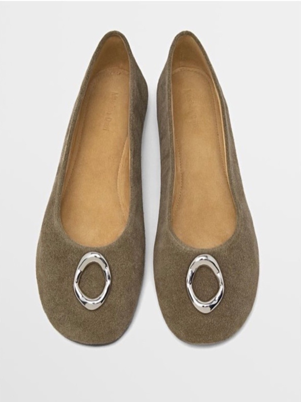 Massimo Dutti Suede Flats